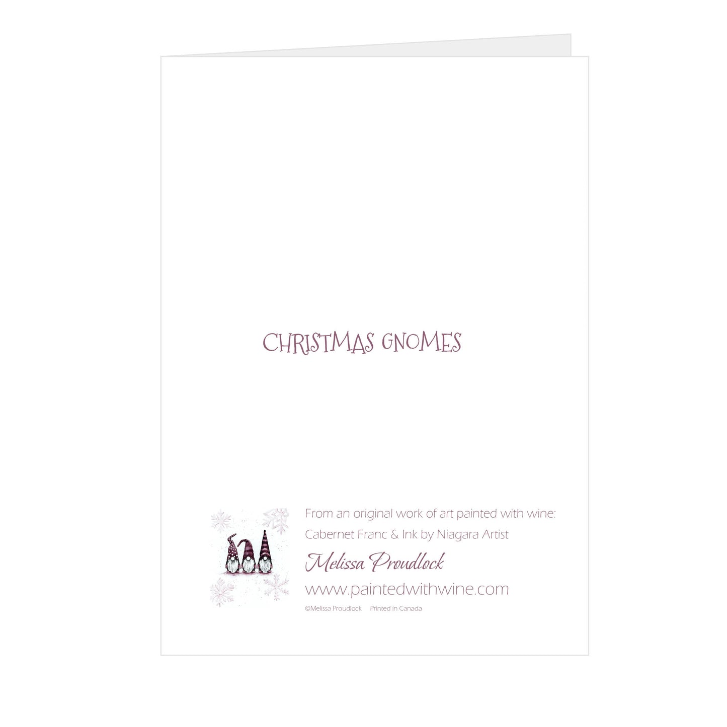 Christmas Card - Christmas Gnomes