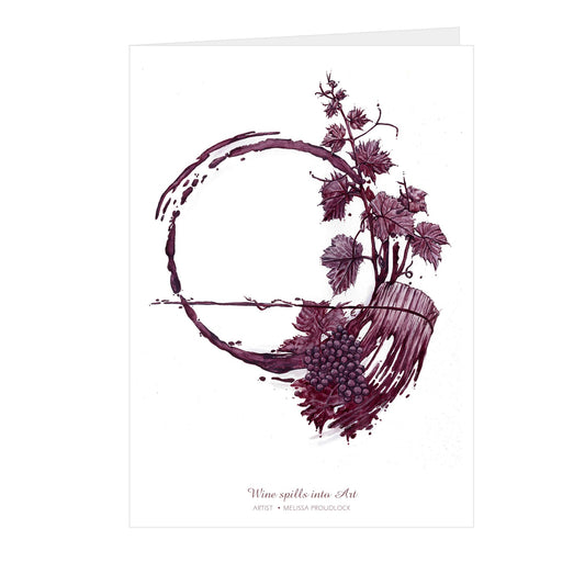 Wine Spills Into Art