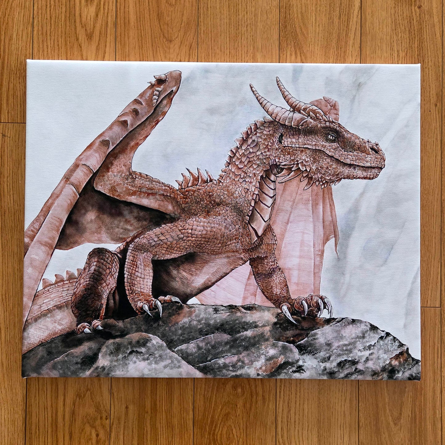 The Observant Dragon Canvas Print