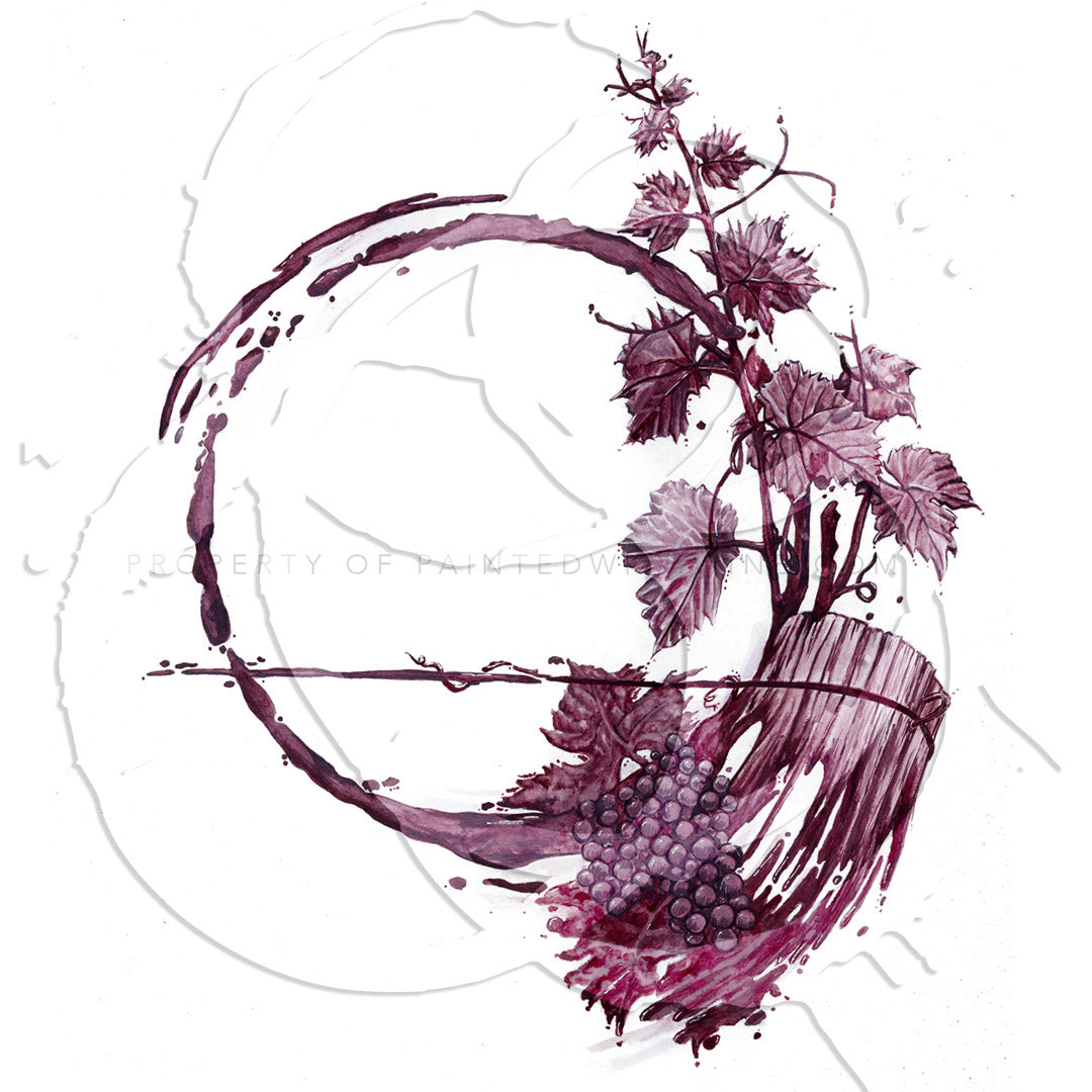 Wine Spills Into Art