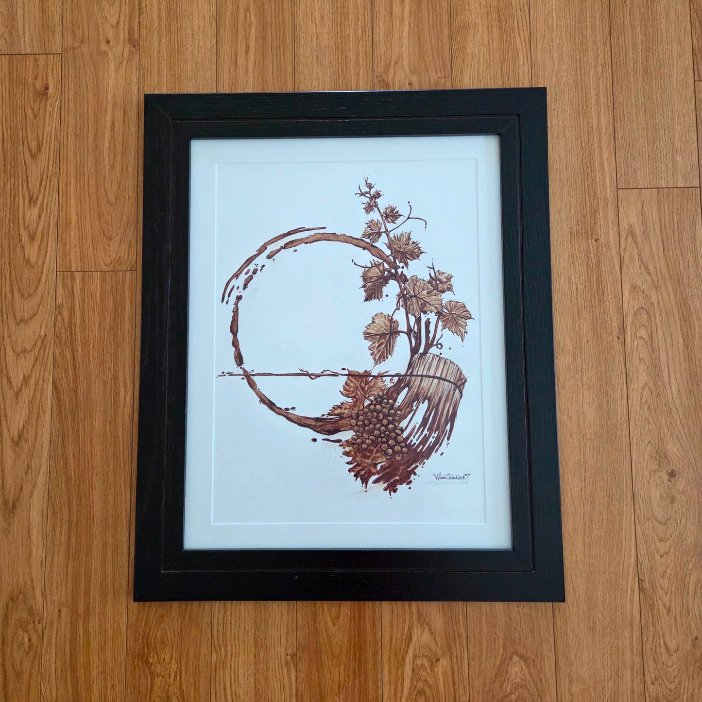Wine Spills Into Art - Original