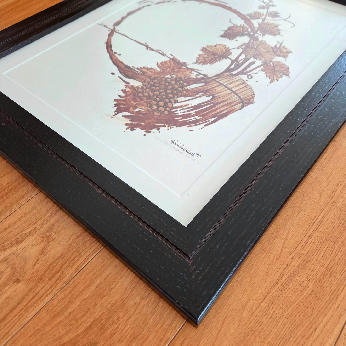 Wine Spills Into Art - Original