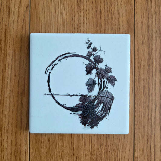 Wine Spills Into Art - Coaster