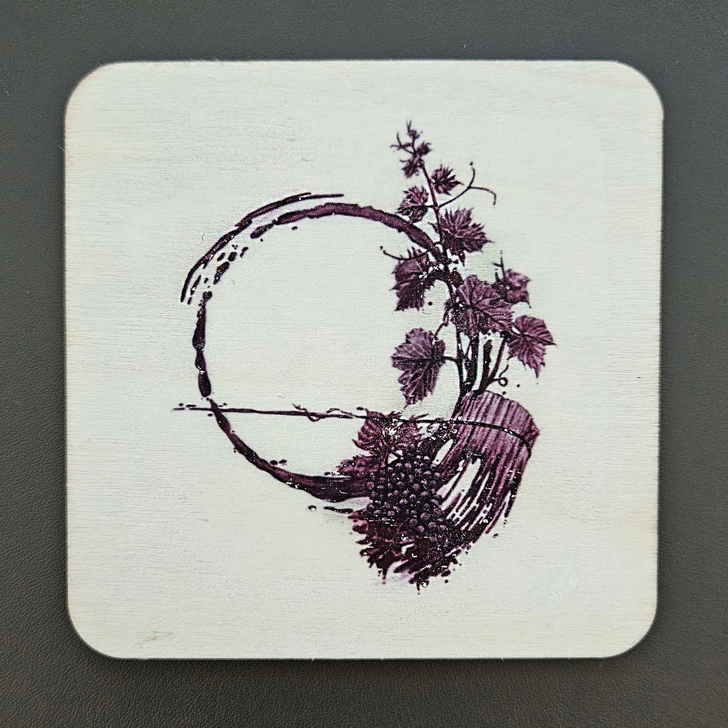 Wine Spills Into Art - Coaster