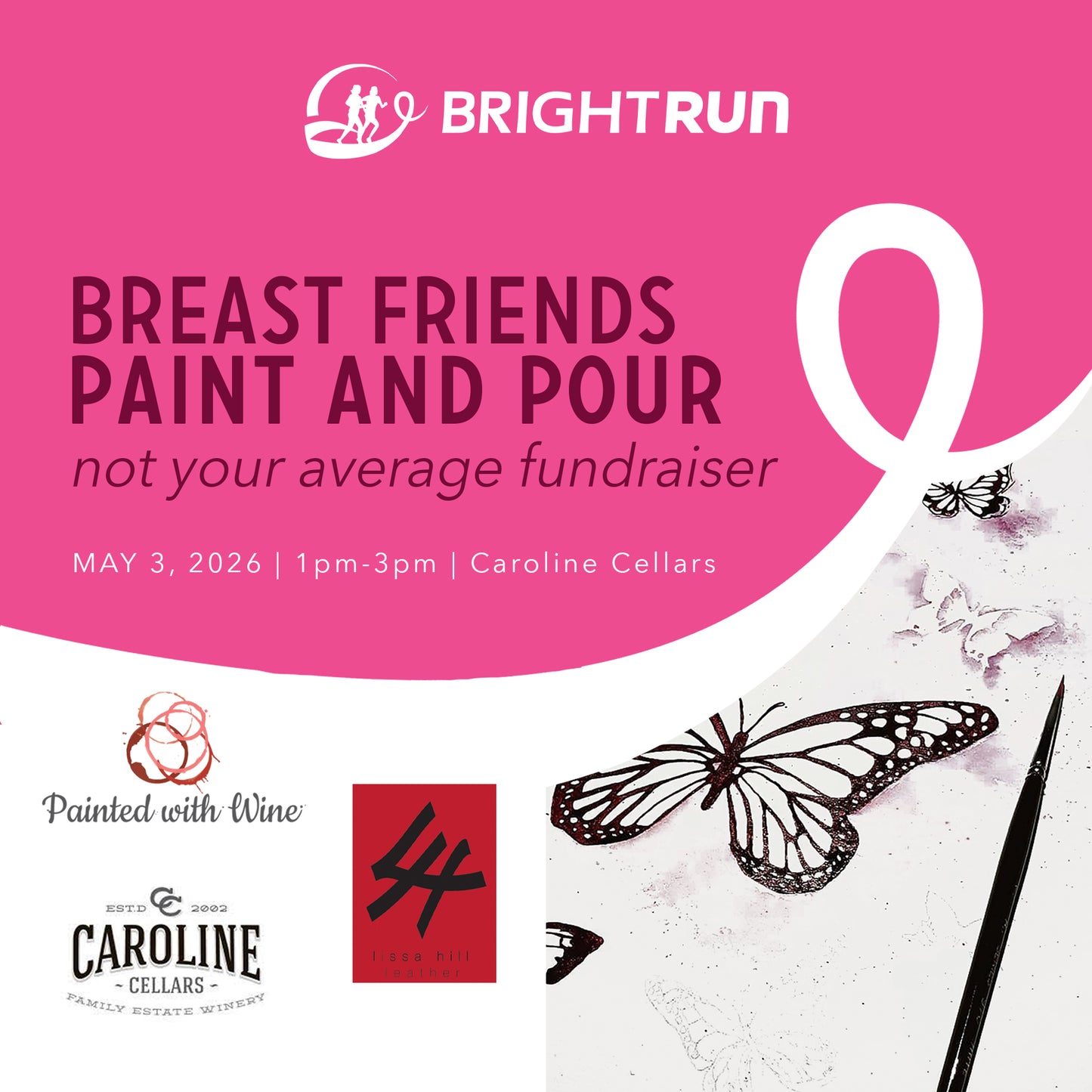 Breast Friends-Paint and Pour