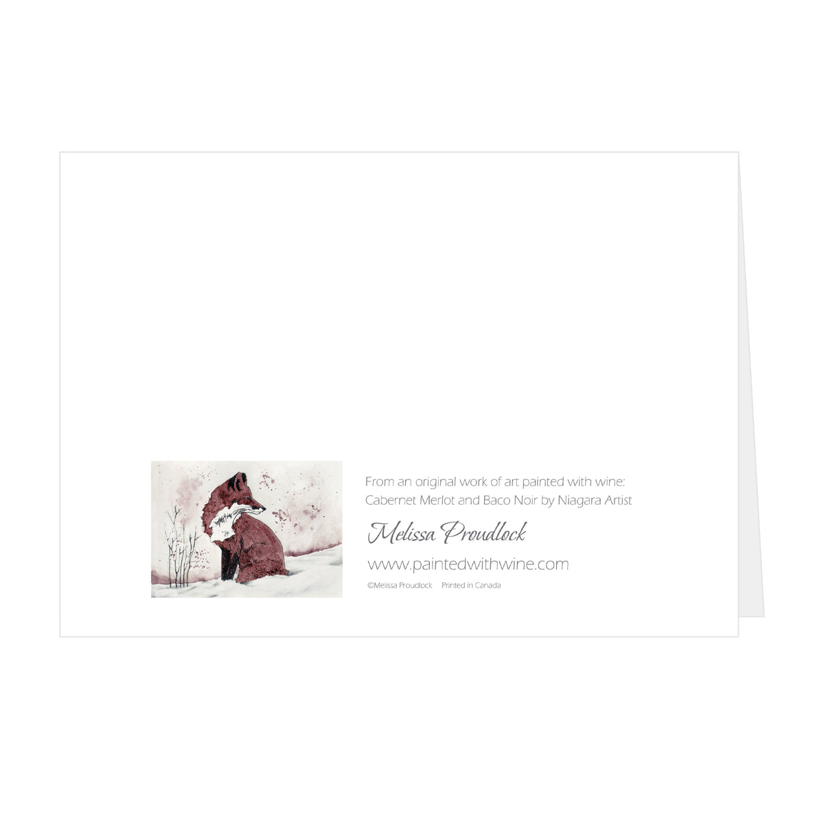 Christmas Card - Fox