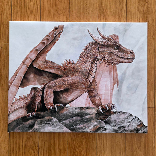 The Observant Dragon Canvas Print
