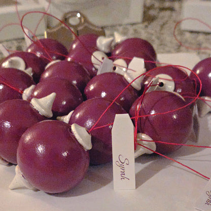 Wine Soaked Ornaments
