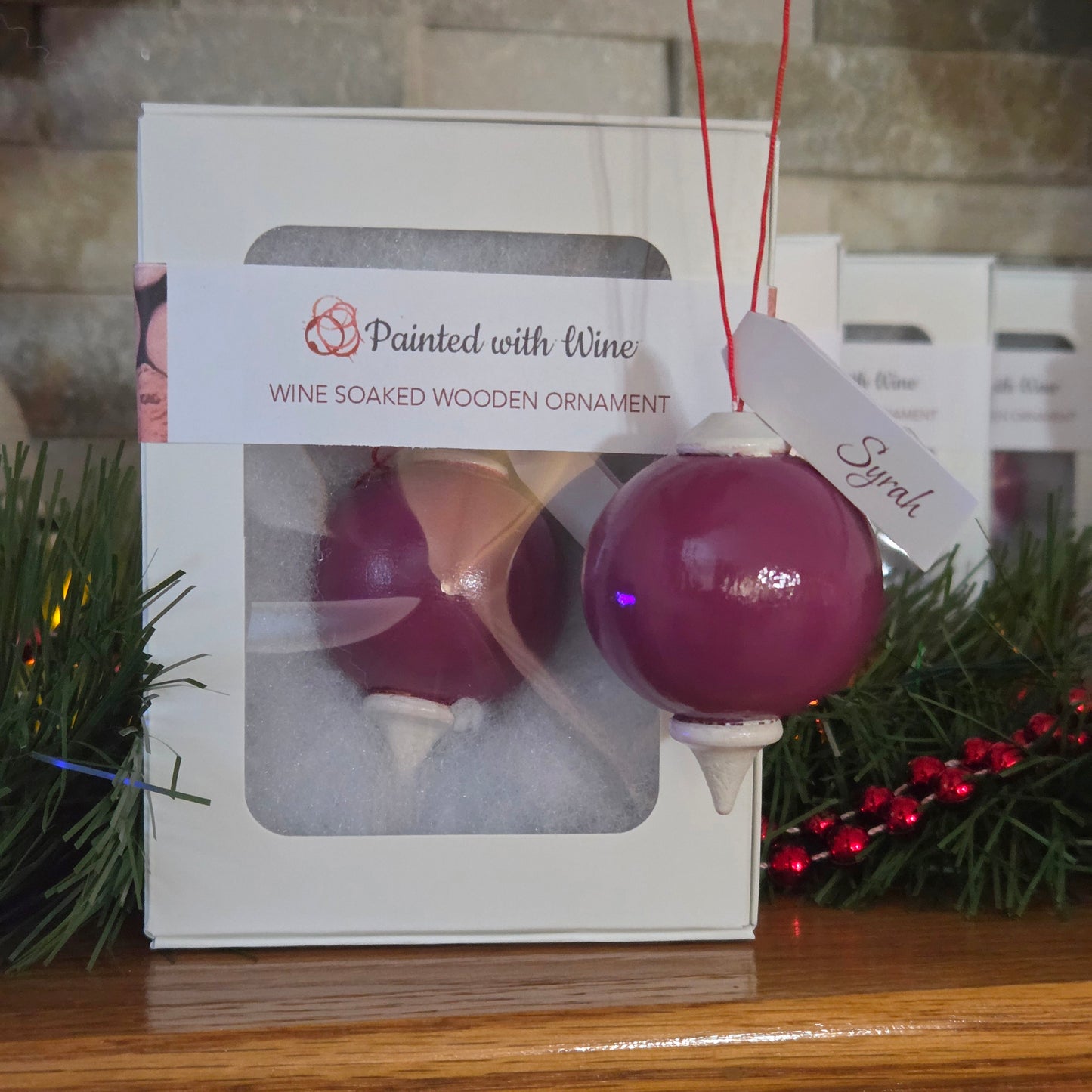 Wine Soaked Ornaments